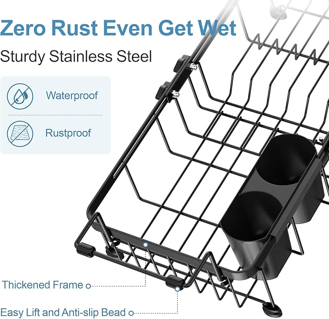 iSPECLE Small Sink Dish Drying Rack