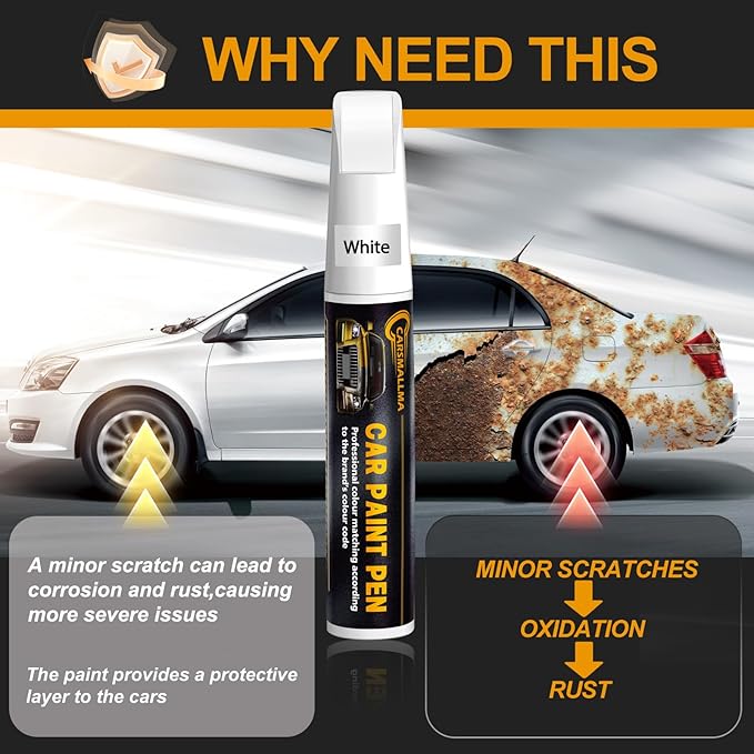 Car Touch Up Paint for Honda(NH-731P Crystal Black Pearl), Color Accurate Car Scratch Repair Remover Pen,Auto Paint Quick and Easy to fix Vehicle Chips and Nicks Scuff