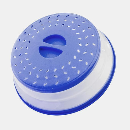 Collapsible Microwave Splatter Cover, 10.5 Inch, Dishwasher-safe, Microwave