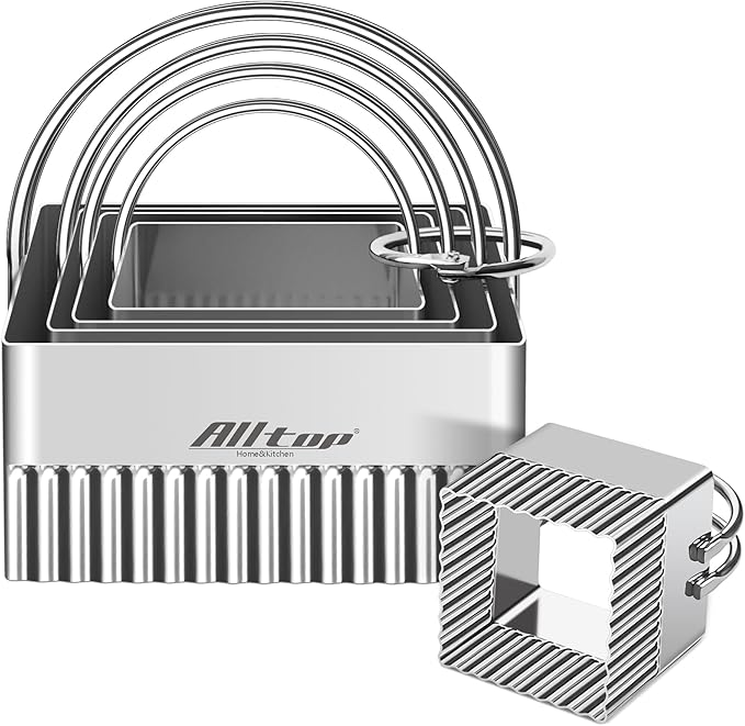 ALLTOP 5 Pieces Biscuit Cutters
