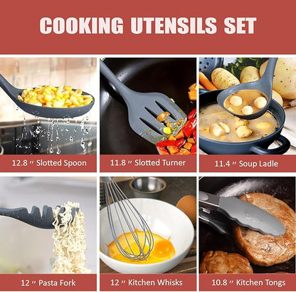 RAXCO Kitchen Set, 7-Piece Cooking Utensils, 5-Piece Kitchen Gadgets, 6-Piece