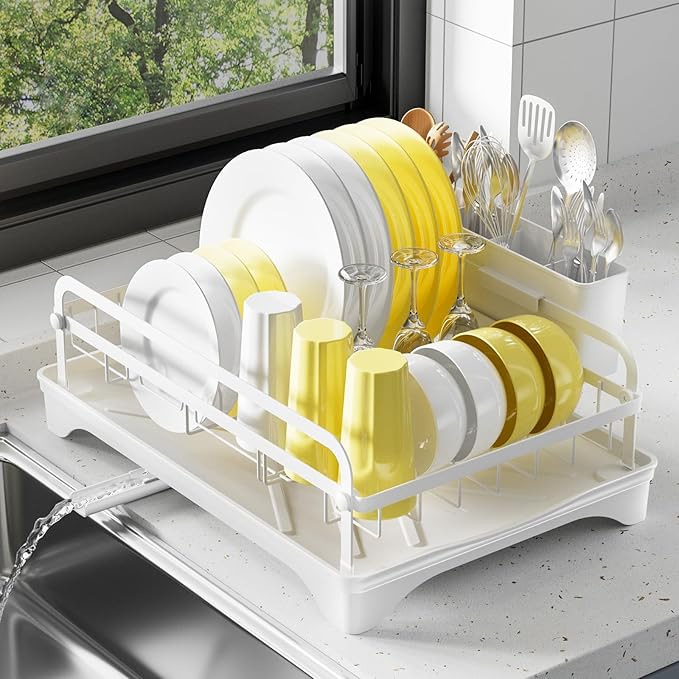 LIYI Dish Drying Rack for Kitchen Counter