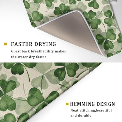 St Patrick's Day Dish Drying Mat