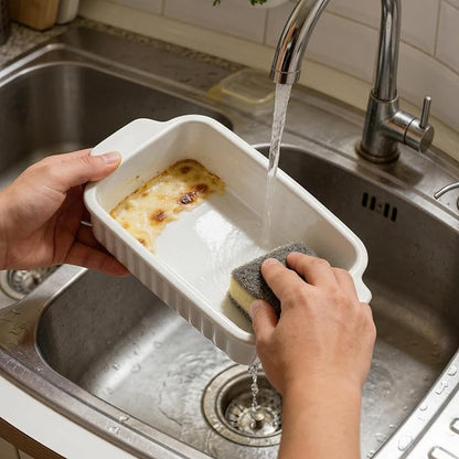Small Casserole Dishes for Oven - 30 Oz Ceramic Baking Dish - 9x5 Rectangular