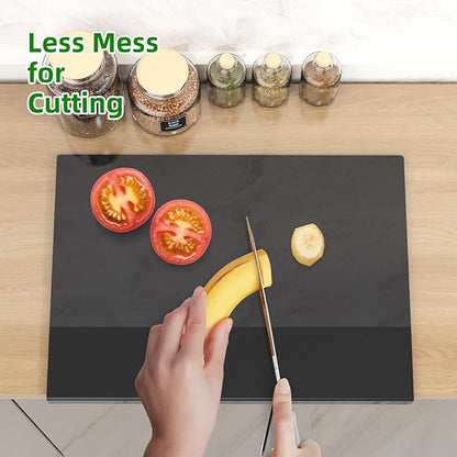 Acrylic Cutting Board with Counter Lip | 60% Thicker & Durable | BPA-Free &