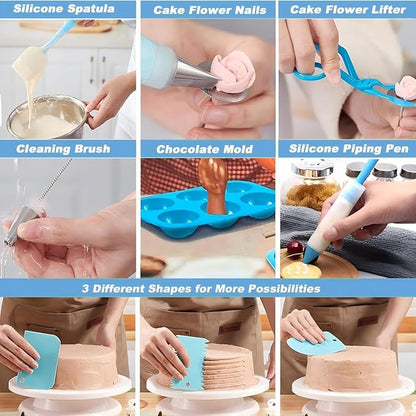 Cake Decorating Tools Supplies Kit: 274pcs Baking Accessories
