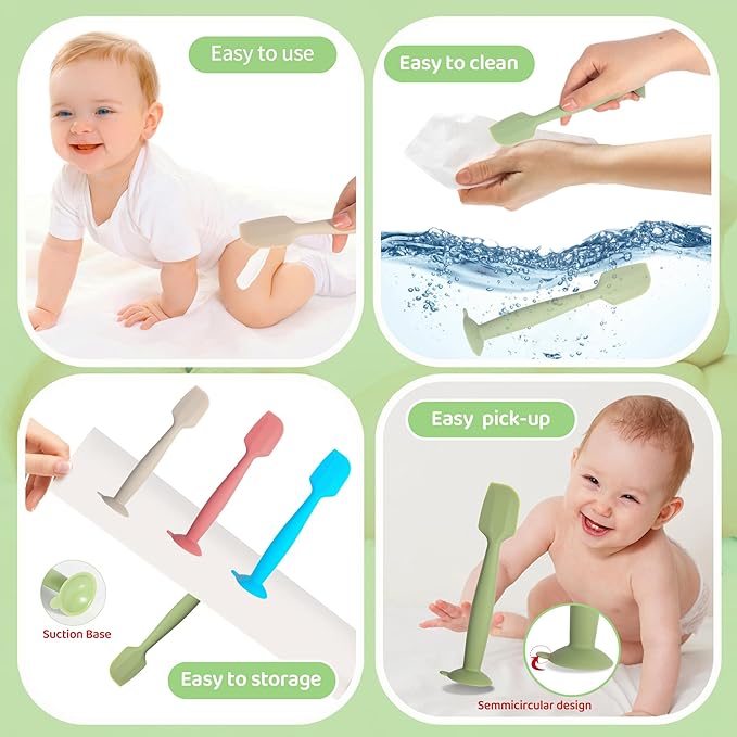 Butt Spatula Baby Diaper Cream spatula 3 Pcs