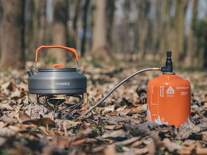 Fire-Maple Feast T3 Camping Kettle | 0.8 Liter Lightweight | Portable Teapot Aluminum for hiking camping