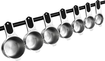 Spring Chef Magnetic Stainless Steel Measuring Cups, Kitchen Tools