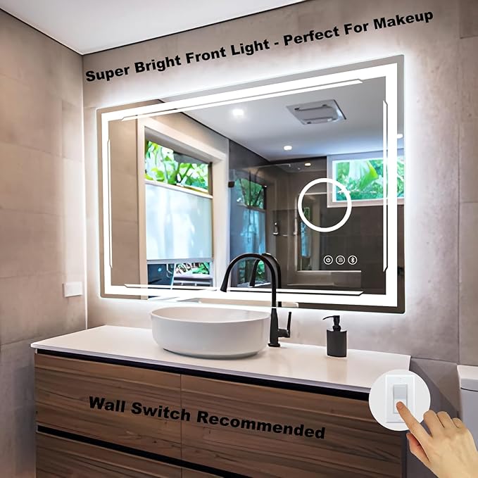 30''X48'' LED Bathroom Mirror