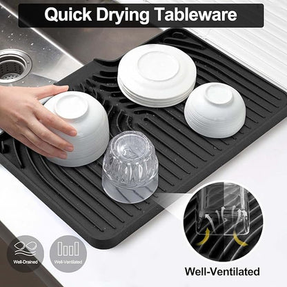 Dish Drying Mat for Kitchen Counter,
