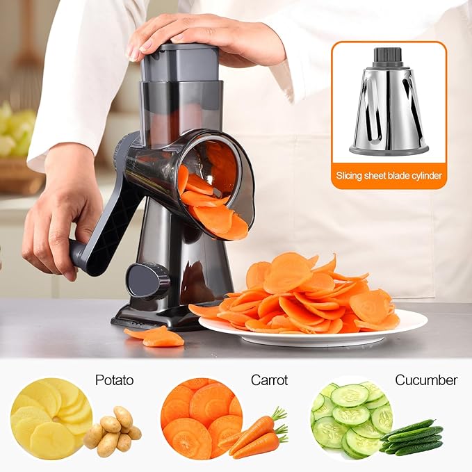 Rotary Cheese Grater Hand Crank