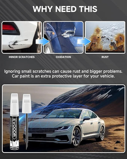 Eiger Grey (2409/1DF/LRA) Touch Up Paint Compatible with Land Rover Exact Match 2 in 1 Touch up Paint for Chips and Nicks Repair with 2pcs Disposable Micro Applicators
