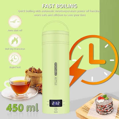 Travel Electric Kettle Portable Small Mini Tea Coffee Kettle Water Boiler
