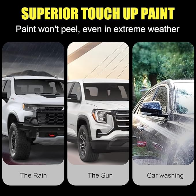 XNA Melting Silver III Metallic(C6B) for MINI Touch Up Paint, 2 in 1 Car Scratch Remover with Pen Tip and Brush, Exact Color-Matched for Car Paint Scratch Repair, Quick & Easy Fix Chips and Nicks