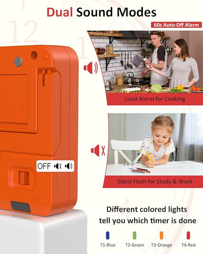 Digital Kitchen Timer for Cooking