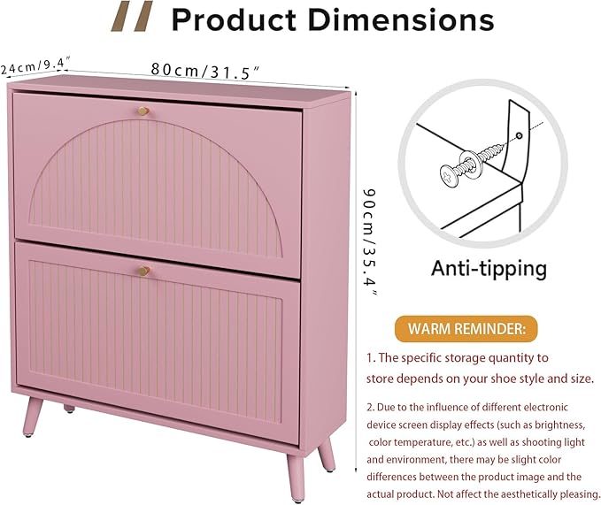 Shoe Storage Cabinet for Entryway