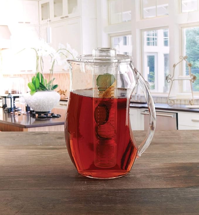 Large Fruit Infuser Water Pitcher – Shatterproof Acrylic Infusion Jug