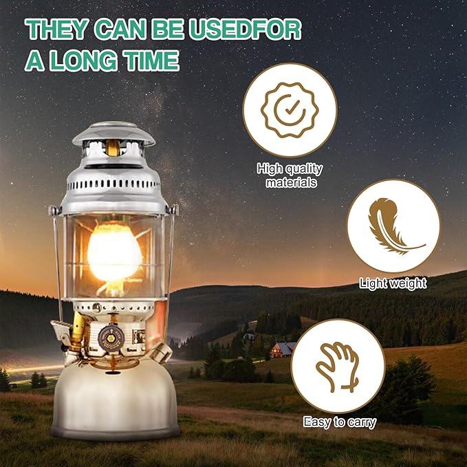 10Pcs Lantern Mantles Propane Lantern Mantles, Soft Light Propane Lampshades for Outdoor Camping Lights Gas Lantern Kerosene Lantern Mantles U-Shaped Gas Shade Propane Lantern for Camping.