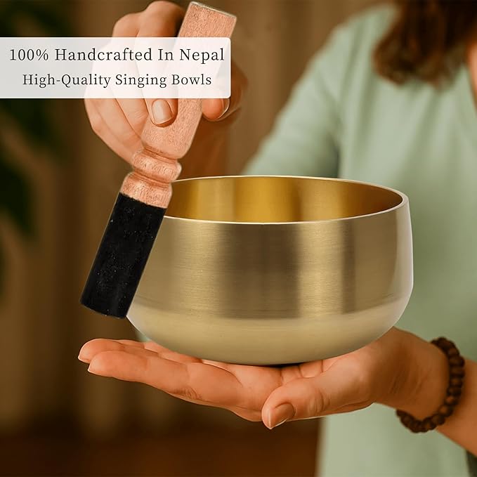 Large Tibetan Singing Bowl Set