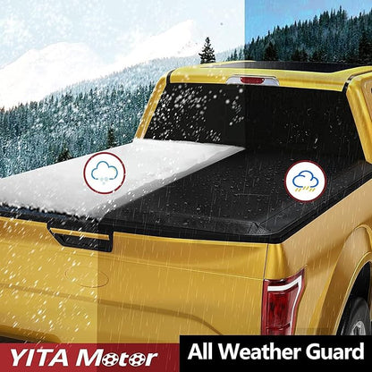 YITAMOTOR Soft Roll Up Truck Bed Tonneau Cover Compatible with 2005-2026 Nissan Frontier(NO México), Fleetside 5 ft Bed