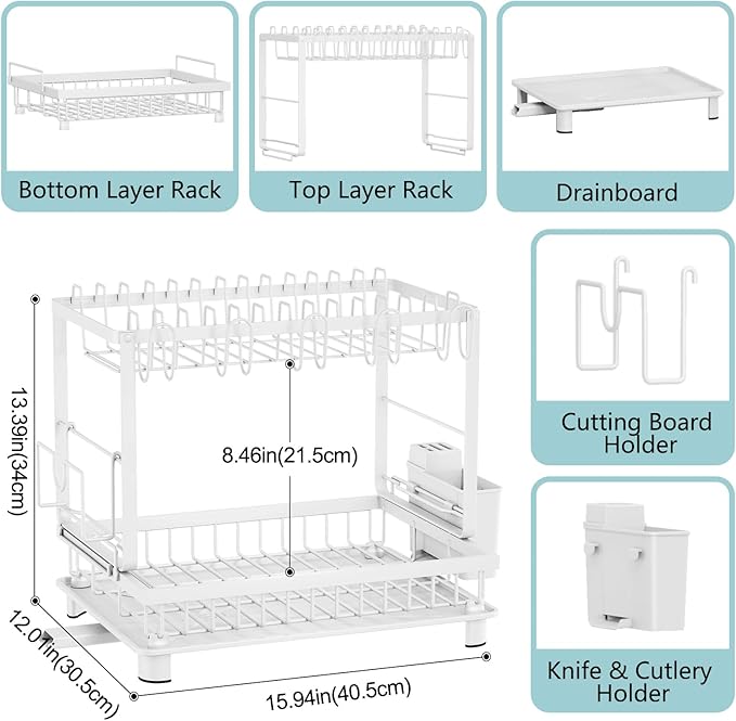 Multifunctional Dish Drying Rack