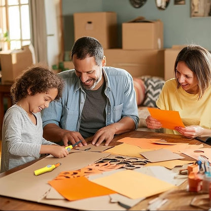 Cardboard Construction Tool for Kids – 2 PCS DIY Cutting Tools & Educational Toys for Family & Team Projects – Creative STEM Building Kit for Boys & Girls Ages 5+