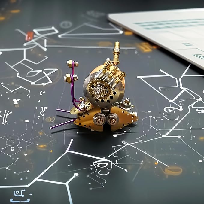 Mechanical Metal DIY 3D Insect Brass Puzzle (Snail-O)