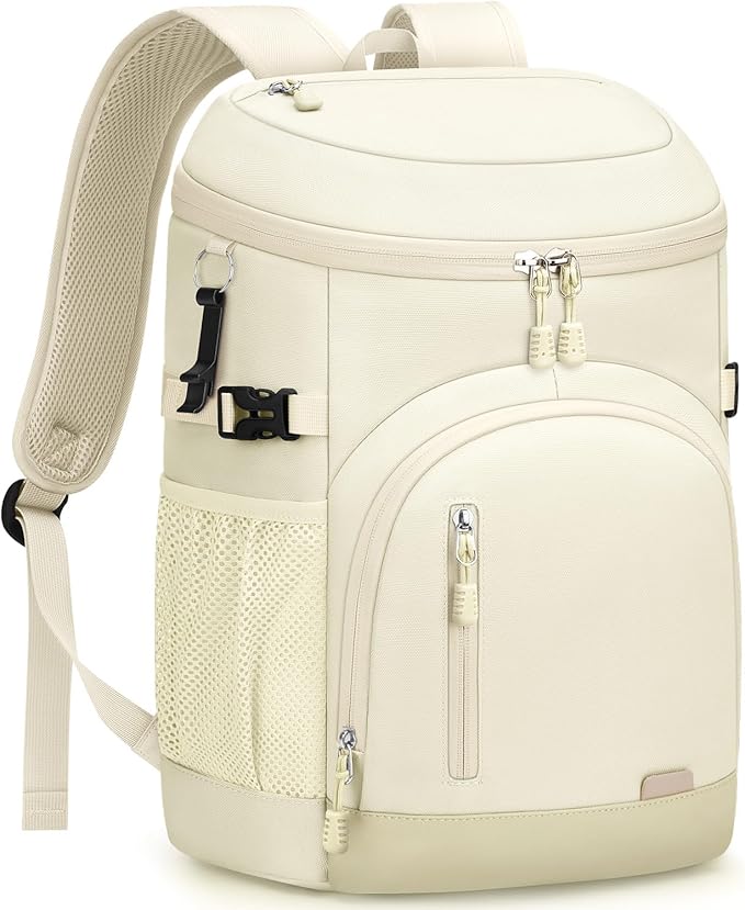 Cooler Backpack Insulated Waterproof,30 Cans Backpack Coolers Leakproof Lunch Backpack for Men Women Portable Soft Cooler Bag for Beach Camping Travel Picnic