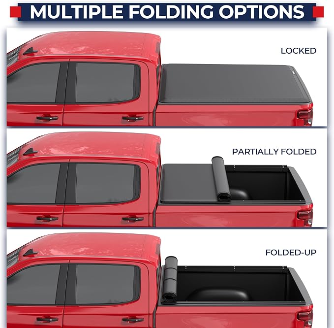 MOSTPLUS Roll-Up Soft Vinyl Truck Bed Tonneau Cover Compatible with 2007-2013 Chevy Chevrolet Silverado/GMC Sierra 1500 | Fleetside 5.8 FT
