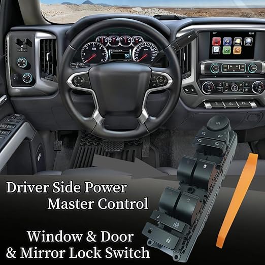 20835553 Driver Side Power Master Control Window & Door & Mirror Lock Switch