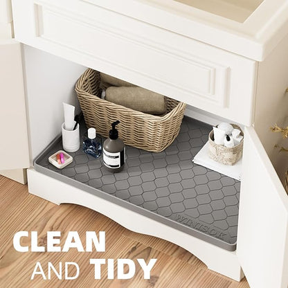 Winisok Silicone Under Sink Mat 28" x 19", kitchen Essentials and Gadgets