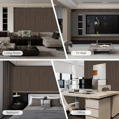 ARMURO Wood Panels for Wall 2 PCS
