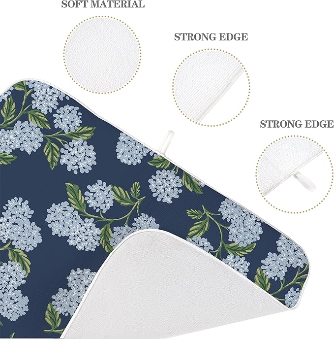 Spring Dish Drying Mat 18x24 Inches