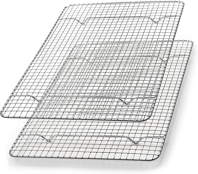 Spring Chef 8.5" x 12" Stainless Steel Cooling Racks, Wire Rack