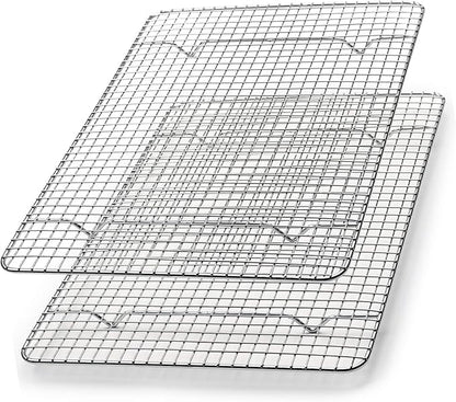 Spring Chef 8.5" x 12" Stainless Steel Cooling Racks, Wire Rack