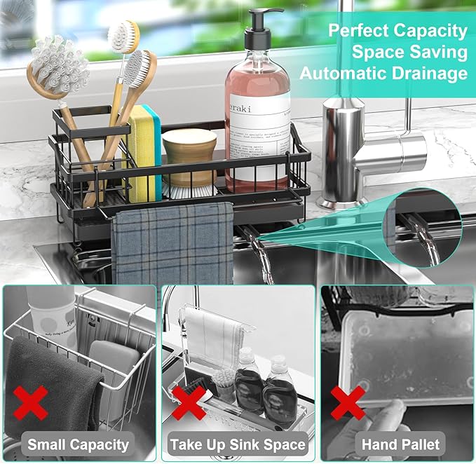 Sponge Holder for Kitchen Sink