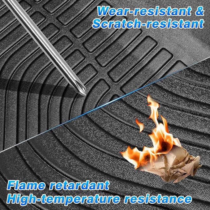 Cartist Floor Mats Fit for Kia Sportage 2023-2026 (Only for Hybrid Models) (Not Fit Plug-in) All Weather Car Mat Floor Liner for Sportage Accessories, Front & Rear Row TPE Waterproof