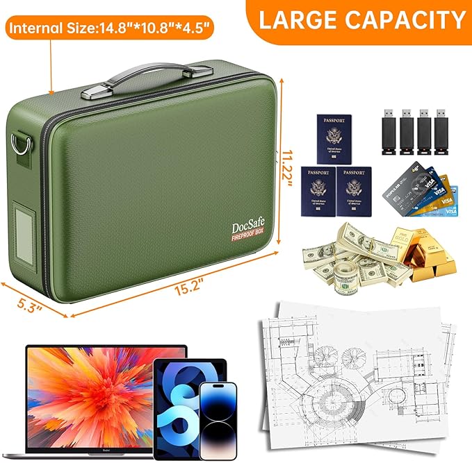 DocSafe Fireproof Document Box