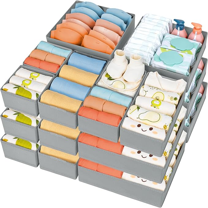 DIMJ Drawer Organizer 15 Pack