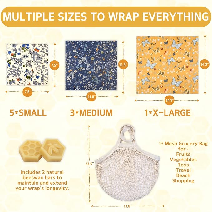 BYTTME Reusable Beeswax Wrap