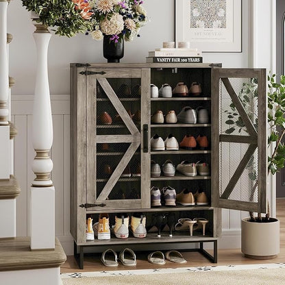 Maupvit 42.1" Farmhouse Shoe Cabinet