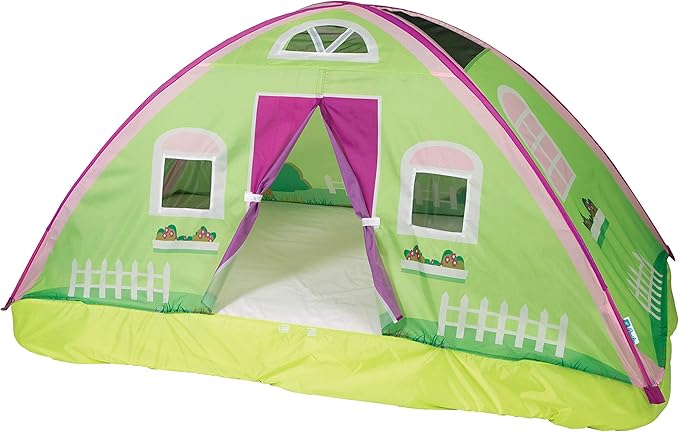 Pacific Play Tents 19600 Kids Cottage Bed Tent Playhouse - Twin Size