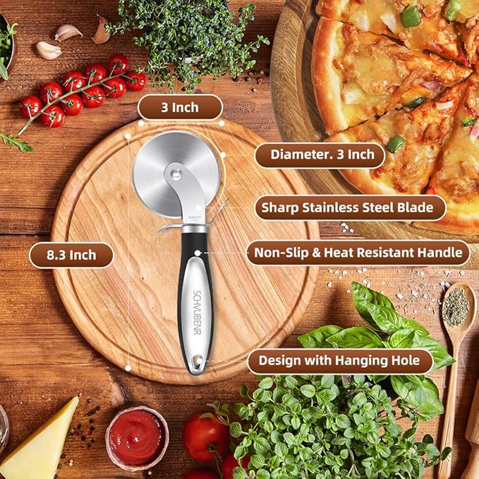 SCHVUBENR Premium Pizza Cutter Wheel