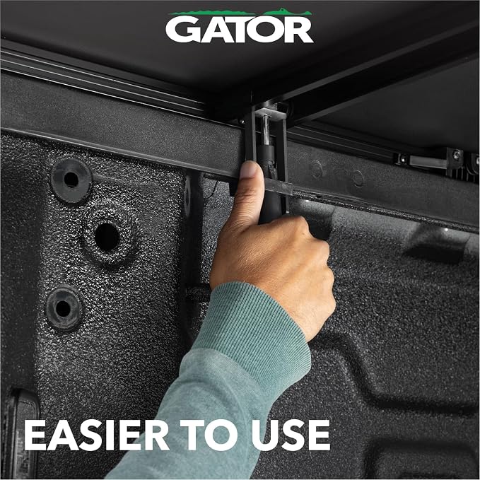 Gator Soft Tri-Fold Truck Bed Tonneau Cover w/Gear Straps | 61315 | Fits 2017-2026 Ford F250/F350 Super Duty 6' 10" Bed (82)