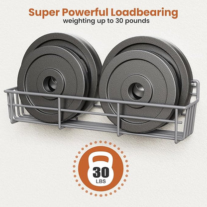 Mystozer 5 Pack Spice Rack Seasoning Organizer Wall Mount, Spice Storage Spice