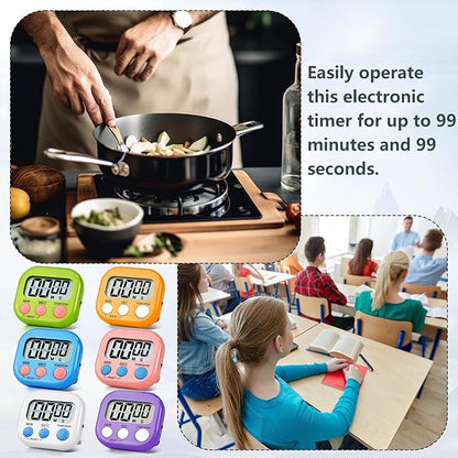 48 Pack Digital Kitchen Timer Magnetic Digital Timer
