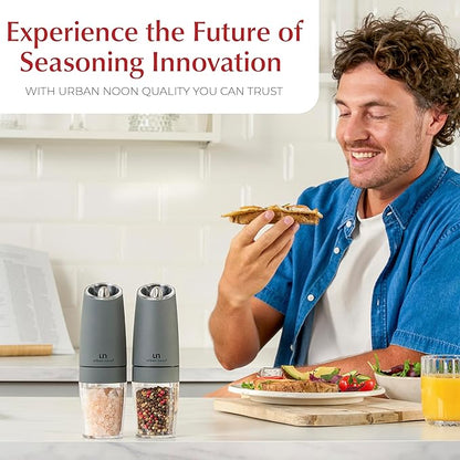 Urban Noon Gravity Salt and Pepper Grinder Set