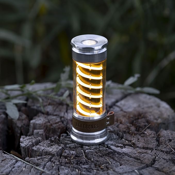 Barebones Edison Light Stick ??Aluminum, USB Rechargeable LED Lantern and Flashlight with 7 Modes, 40+ Hour Run Time, Camping Essentials with Magnetic Base