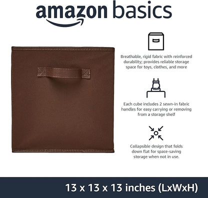 Amazon Basics Collapsible Fabric Storage Bins